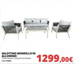 Brico Io SALOTTINO MONDELLO IN ALLUMINIO offerta