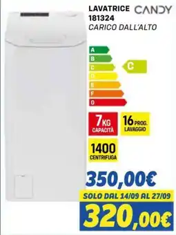 Orizzonte Lavatrice Candy 181324 offerta