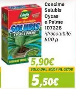 Orizzonte Concime Solubis Cycas e Palme offerta