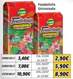 Orizzonte Fondolinfa Universale Linfa offerta