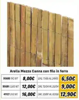 Orizzonte Arella Mezza Canna con filo in ferro offerta