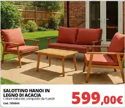 Brico Io SALOTTINO HANOI IN LEGNO DI ACACIA offerta