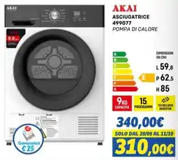 Orizzonte AKAI ASCIUGATRICE offerta