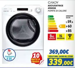 Orizzonte CANDY ASCIUGATRICE offerta