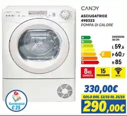 Orizzonte ASCIUGATRICE CANDY offerta