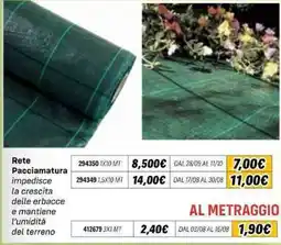 Orizzonte Rete Pacciamatura offerta