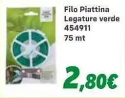 Orizzonte Filo Piattina Legature verde offerta