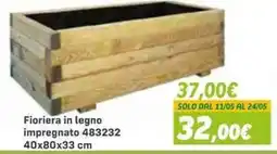 Orizzonte Fioriera in legno impregnato offerta