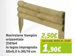 Orizzonte Recinzione Vampiro orizzontale offerta