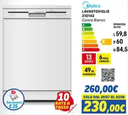 Orizzonte Lavastoviglie Midea offerta