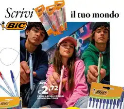 Extracoop Penna a sfera 4 colori BIC Mineral Tones offerta