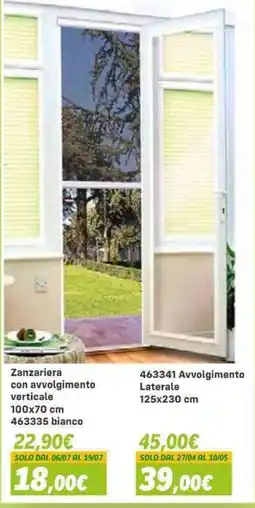 Orizzonte Zanzariera con avvolgimento verticale offerta