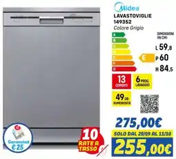 Orizzonte Midea LAVASTOVIGLIE 149352 offerta