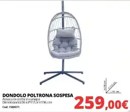Brico Io DONDOLO POLTRONA SOSPESA offerta