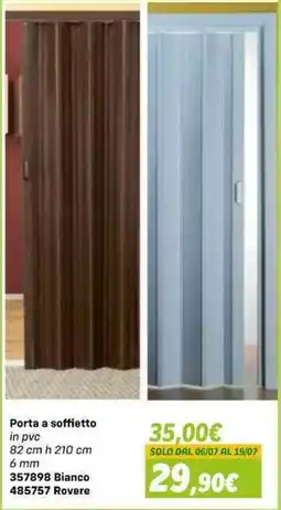 Orizzonte Porta a soffietto in pvc offerta