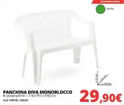 Brico Io PANCHINA DIVA MONOBLOCCO offerta