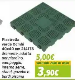 Orizzonte Piastrella verde Combi offerta