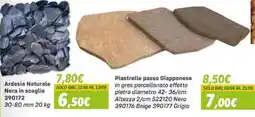 Orizzonte Ardesia Naturale Nera in scaglie offerta
