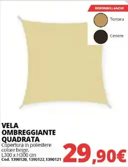 Brico Io VELA OMBREGGIANTE QUADRATA offerta