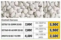 Orizzonte Ciottoli Carrara offerta