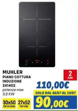 Orizzonte MUHLER PIANO COTTURA INDUZIONE offerta