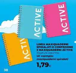Extracoop Maxiquaderni Active offerta