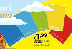 Extracoop Maxi quaderni Schooline offerta
