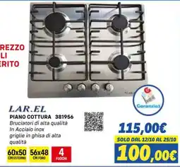 Orizzonte LAR.EL PIANO COTTURA offerta