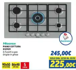 Orizzonte Hisense PIANO COTTURA offerta