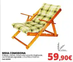 Brico Io SEDIA COMODONA offerta