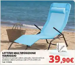 Brico Io LETTINO MULTIPOSIZIONE VIAREGGIO offerta