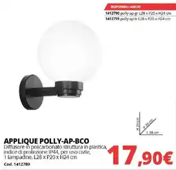 Brico Io APPLIQUE POLLY-AP-BCO offerta