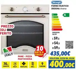 Orizzonte Forno Rustico DeLonghi offerta