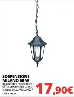Brico Io SOSPENSIONE MILANO 60 W offerta