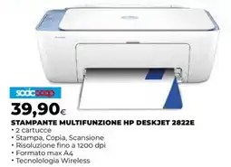 Extracoop STAMPANTE MULTIFUNZIONE HP DESKJET 2822E offerta