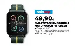 Extracoop SMARTWATCH MOTOROLA MOTO WATCH FIT GREEN offerta
