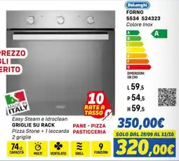 Orizzonte Forno DeLonghi offerta