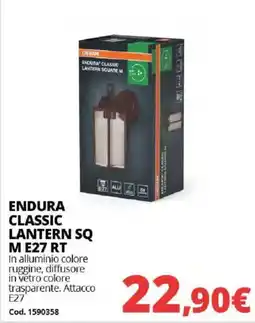 Brico Io ENDURA CLASSIC LANTERN SQ M E27 RT offerta