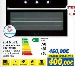 Orizzonte LAR.EL FORNO INCASSO MAXI 529475 offerta