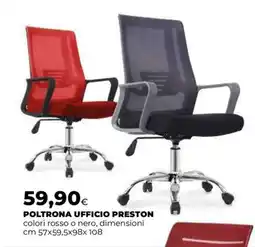 Extracoop POLTRONA UFFICIO PRESTON offerta