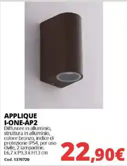 Brico Io APPLIQUE I-ONE-AP2 offerta