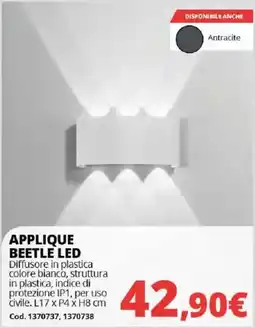 Brico Io APPLIQUE BEETLE LED offerta