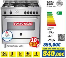 Orizzonte Cucina 413638 colore inox offerta