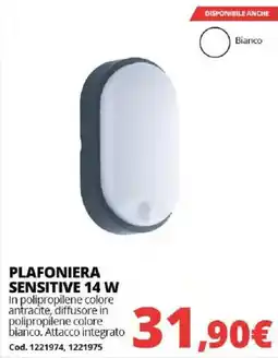 Brico Io PLAFONIERA SENSITIVE 14 W offerta