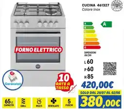 Orizzonte Cucina 461327 colore inox offerta