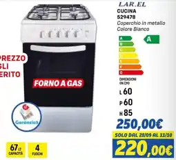 Orizzonte Lar.el cucina 529478 coperchio in metallo offerta