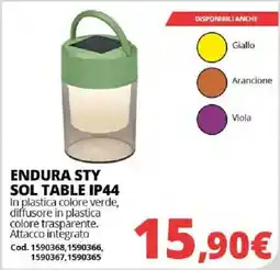 Brico Io ENDURA STY SOL TABLE IP44 offerta