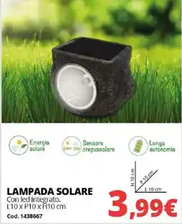 Brico Io LAMPADA SOLARE offerta