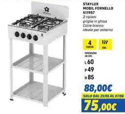 Orizzonte STAYLUX MOBIL FORNELLO offerta