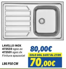 Orizzonte Lavello inox offerta